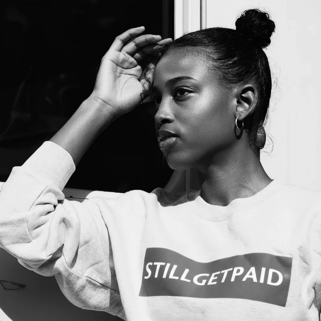 Quiet Confidence: The STILLGETPAID® Crewneck