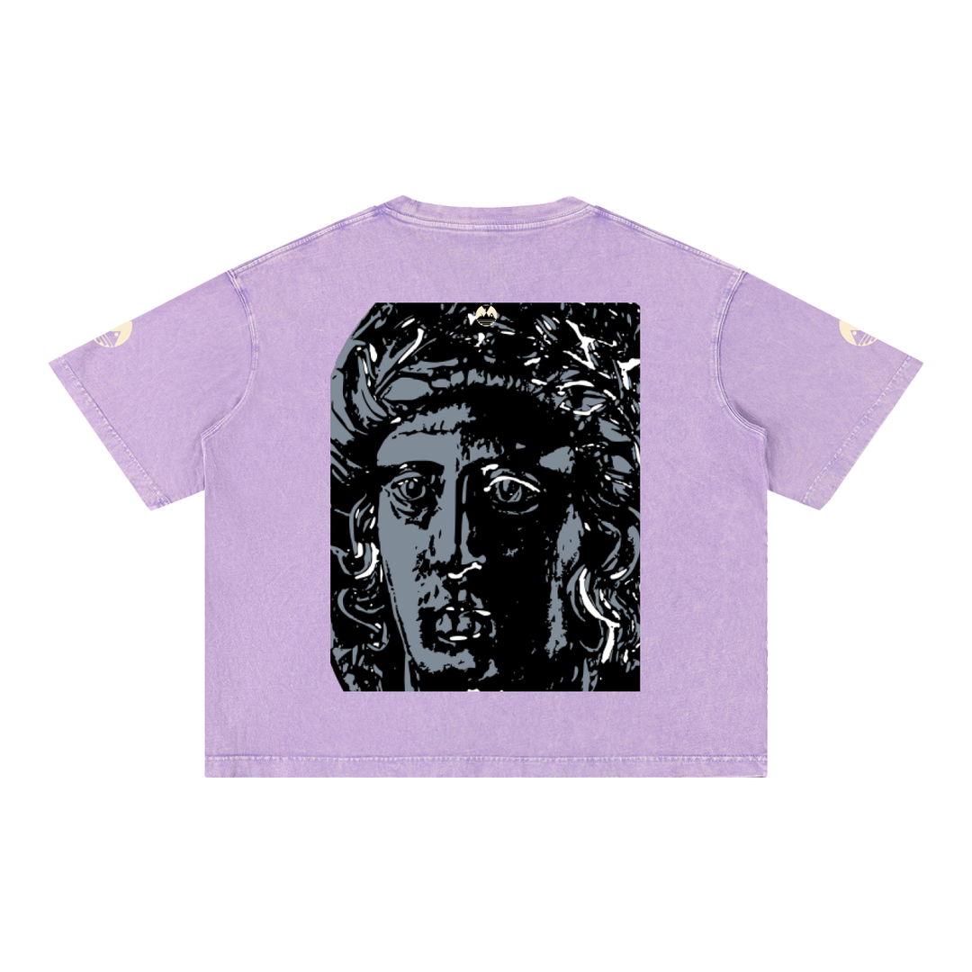 Mineral Wash Boxy Cotton T-Shirt