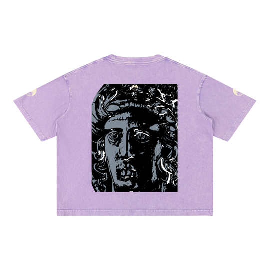 Mineral Wash Boxy Cotton T-Shirt