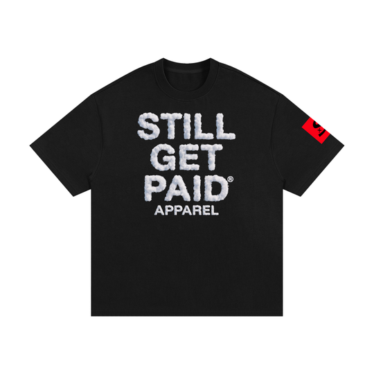 Heavyweight Cotton Cloud Stacked T-Shirt