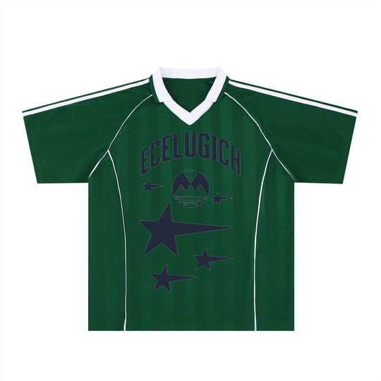 Shadow Stripe Collared Soccer Jersey