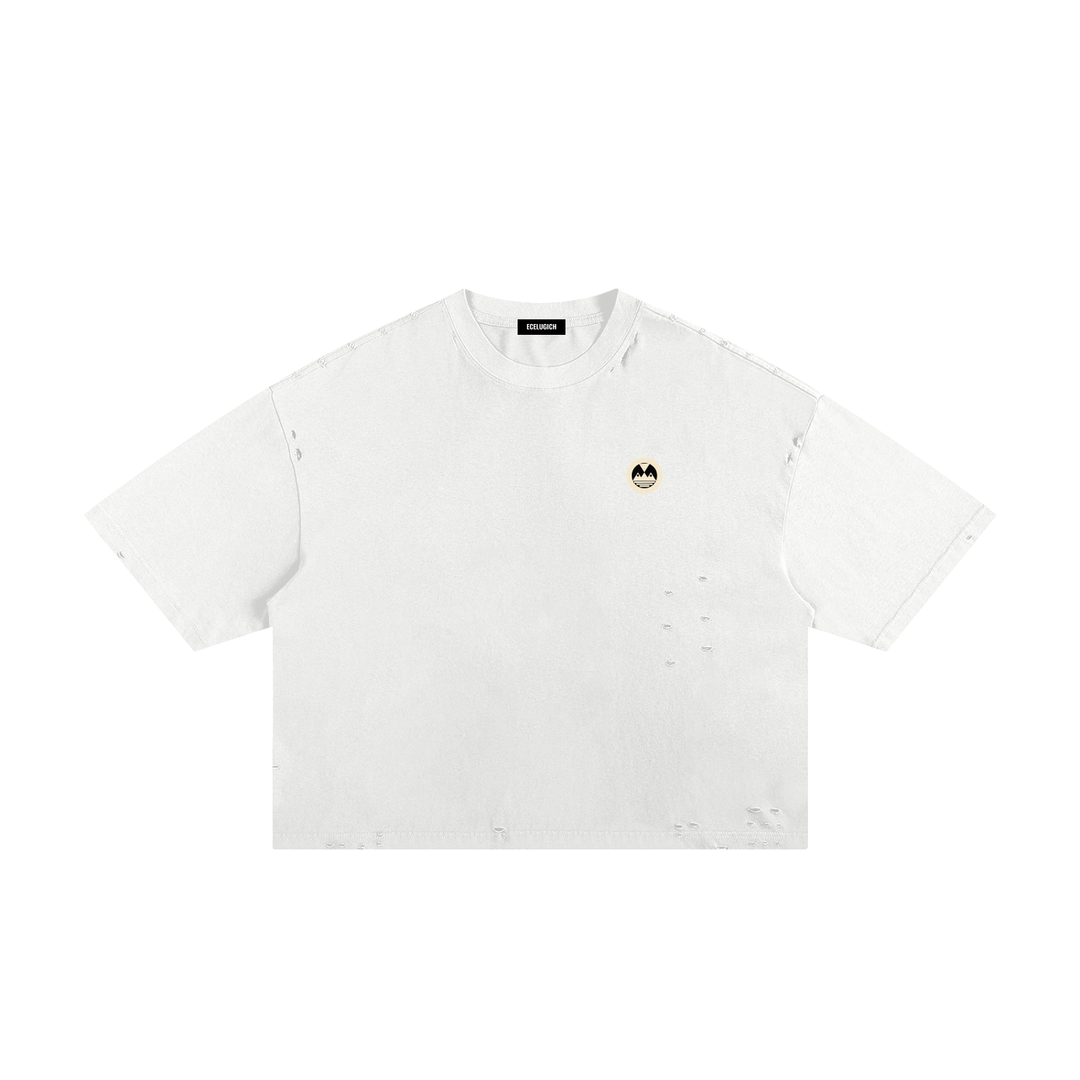 Classic Frayed Boxy Tee