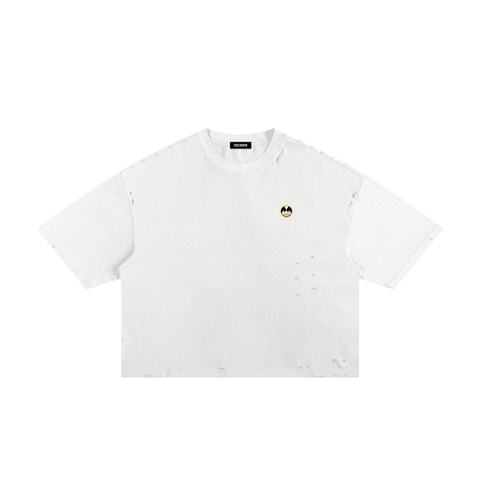 Classic Frayed Boxy Tee