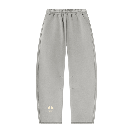 Unisex Vintage Wash Barrel Leg Fleece Sweatpants