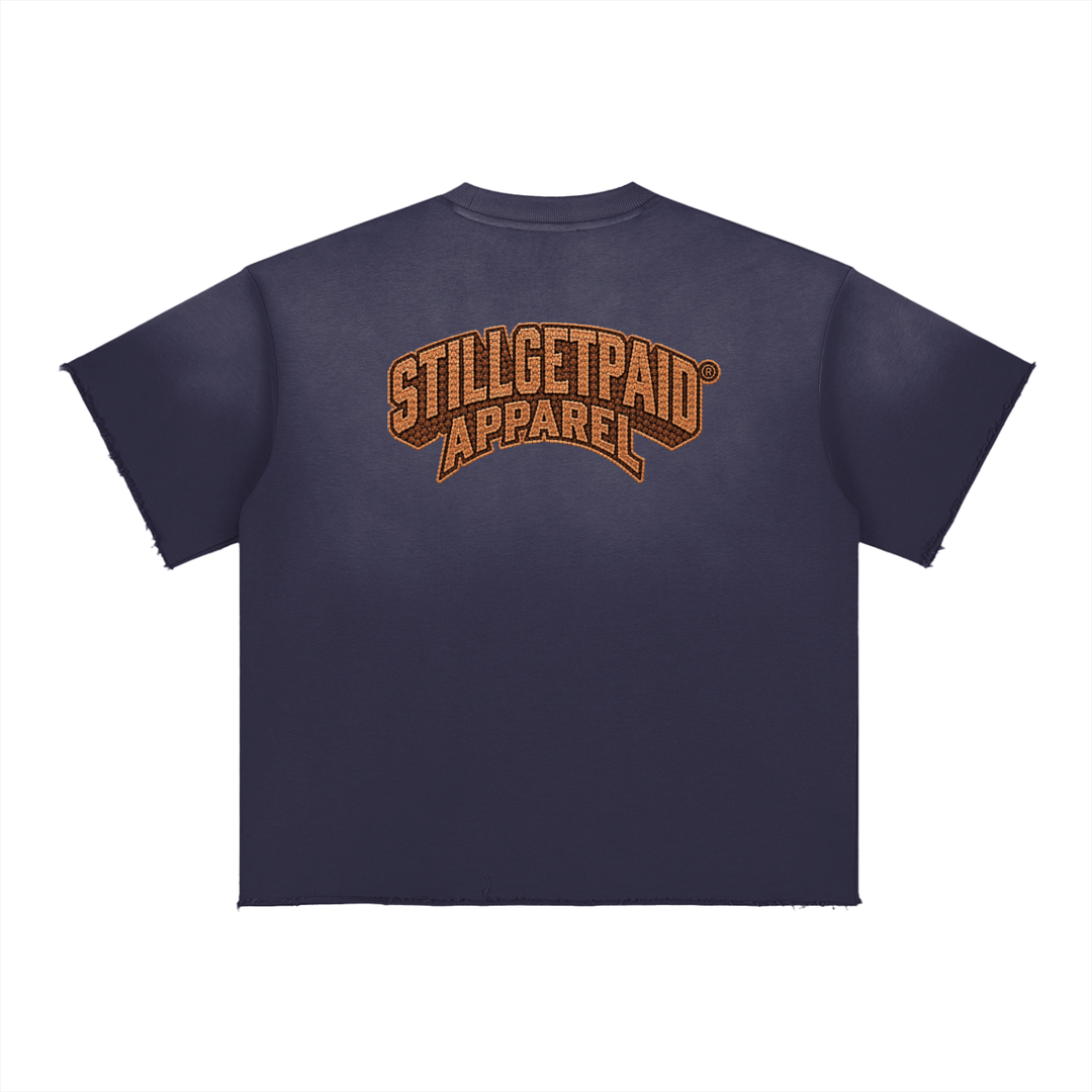 Sun Fade Raw Edge Penny T-Shirt