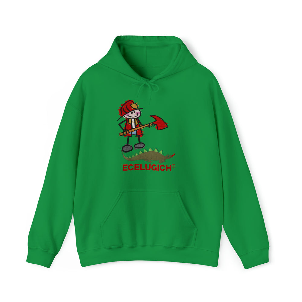 ECELUGICH® FIREFIGHTER Unisex Heavy Blend™ Hooded Sweatshirt