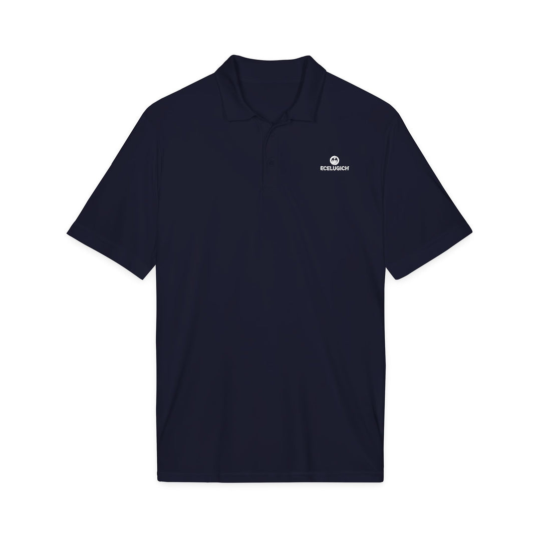 ECELUGICH® Embroidered Performance Polo — Sporty Breathable Golf & Work Shirt