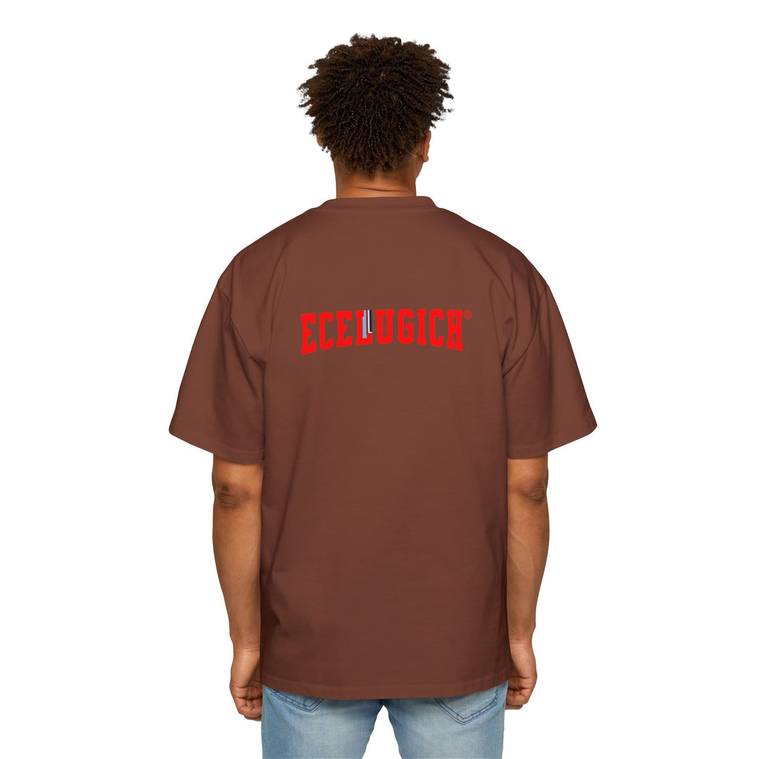 ECELUGICH® Men's Heavy Oversized Tee