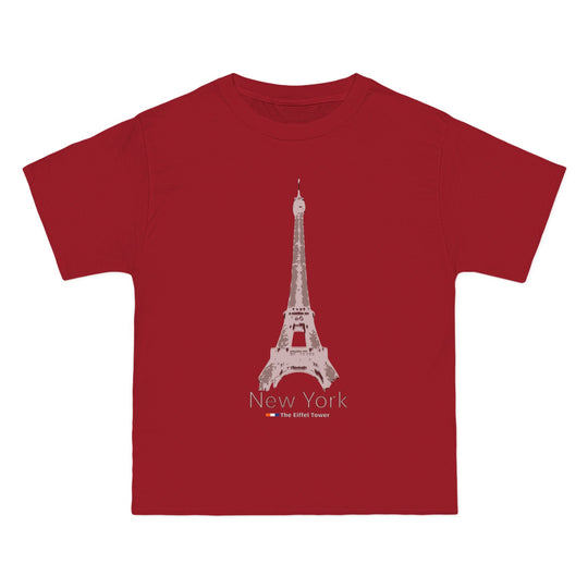 ECELUGICH® NEW YORK / EIFFEL TOWER UNISEX OVERSIZE TEE SHIRT