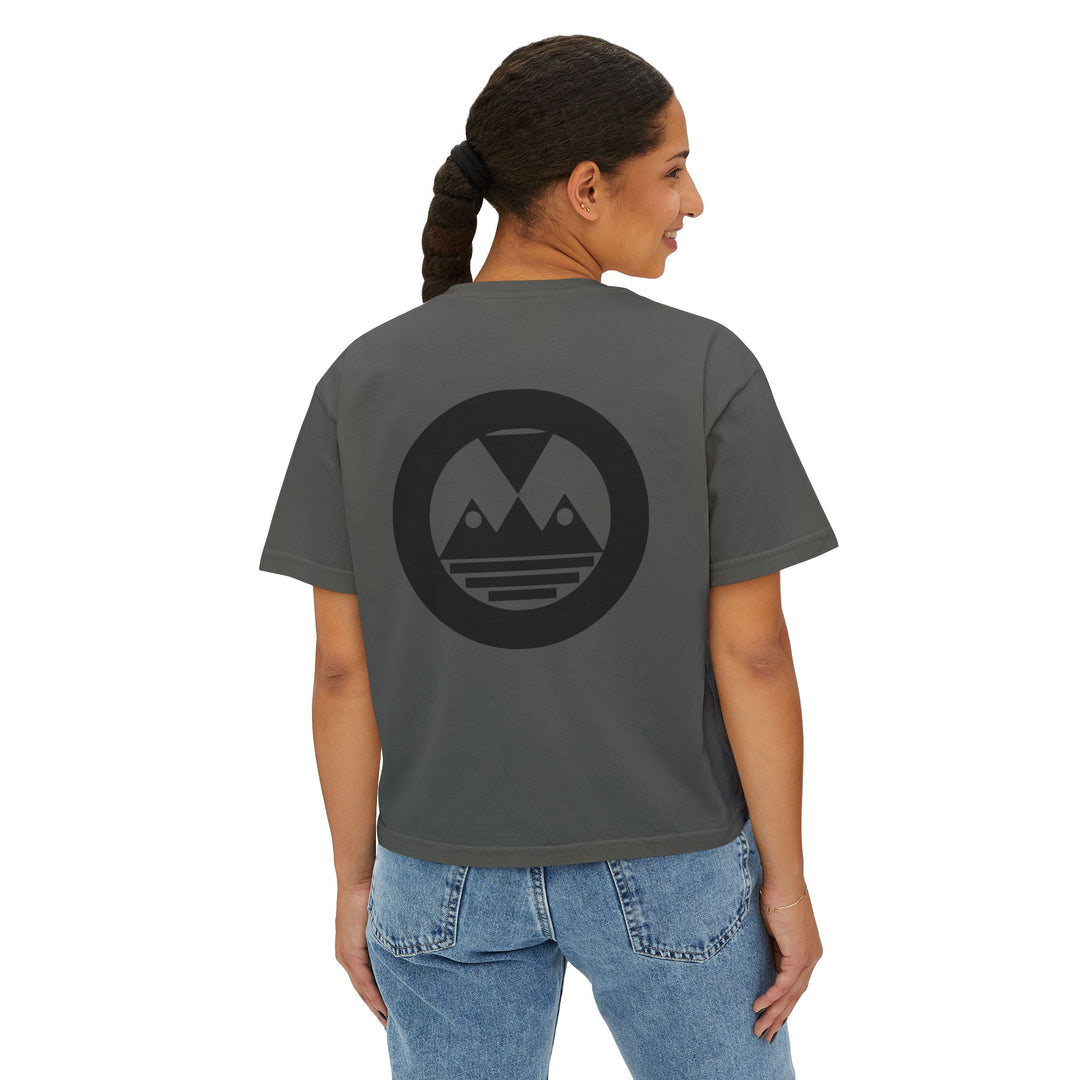 ECELUGICH® TEAM GOD!!! Women's Boxy Tee