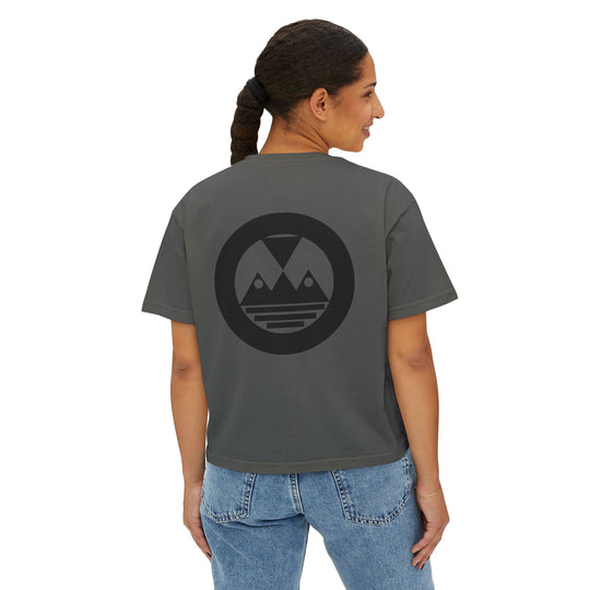 ECELUGICH® TEAM GOD!!! Women's Boxy Tee