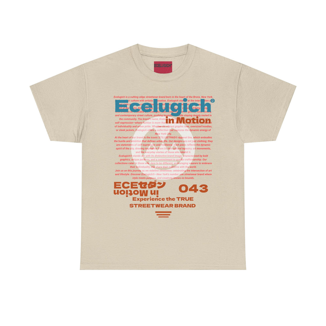 ECELUGICH® IN MOTION Unisex Heavy Cotton Tee