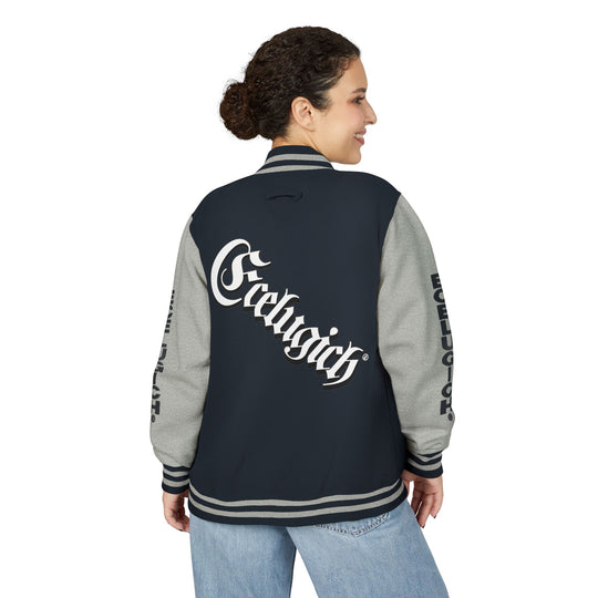 ECELUGICH® Walbaum Fraktur Unisex Heavyweight Letterman Jacket - Vintage Inspired Sportswear