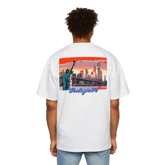 ECELUGICH® Men's Heavy Oversized Tee