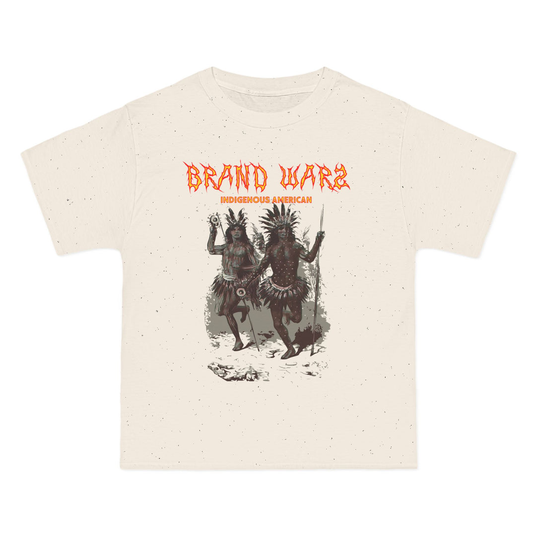 ECELUGICH® INDIGENOUS AMERICAN UNISEX OVERSIZE TEE SHIRT BRAND WARZ