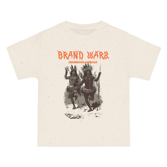 ECELUGICH® INDIGENOUS AMERICAN UNISEX OVERSIZE TEE SHIRT BRAND WARZ
