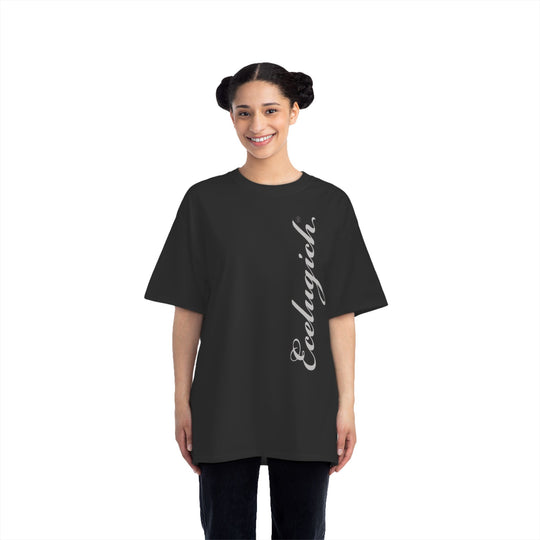 ECELUGICH® BICKHAM SCRIPT UNISEX OVERSIZE TEE SHIRT