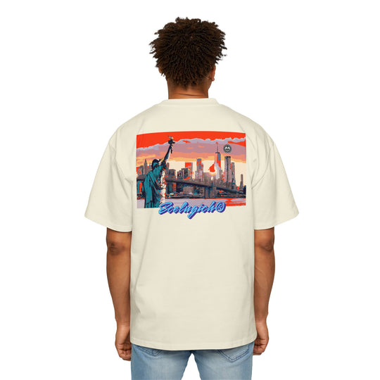 ECELUGICH® Men's Heavy Oversized Tee