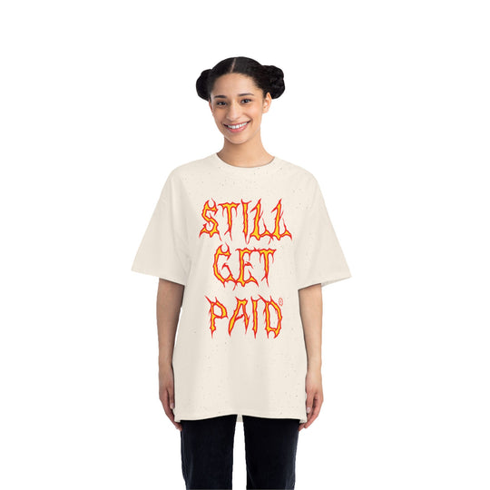 STILLGETPAID® APPAREL FIRE UNISEX OVERSIZE TEE SHIRT