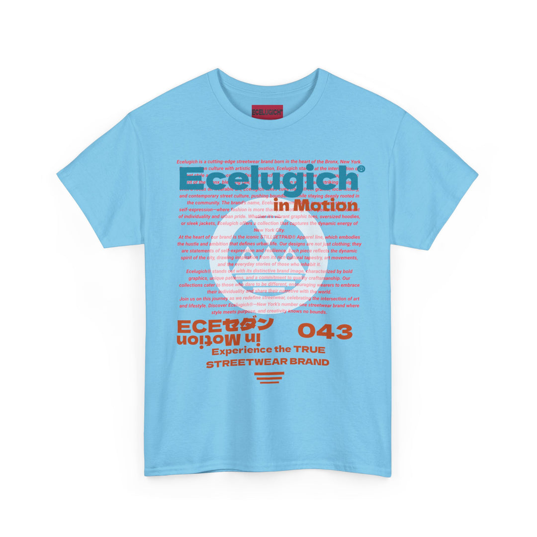 ECELUGICH® IN MOTION Unisex Heavy Cotton Tee