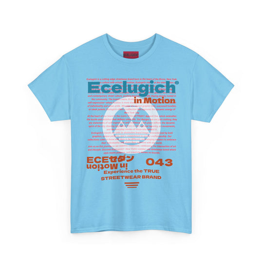 ECELUGICH® IN MOTION Unisex Heavy Cotton Tee