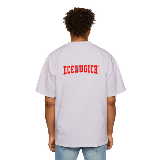 ECELUGICH® Men's Heavy Oversized Tee