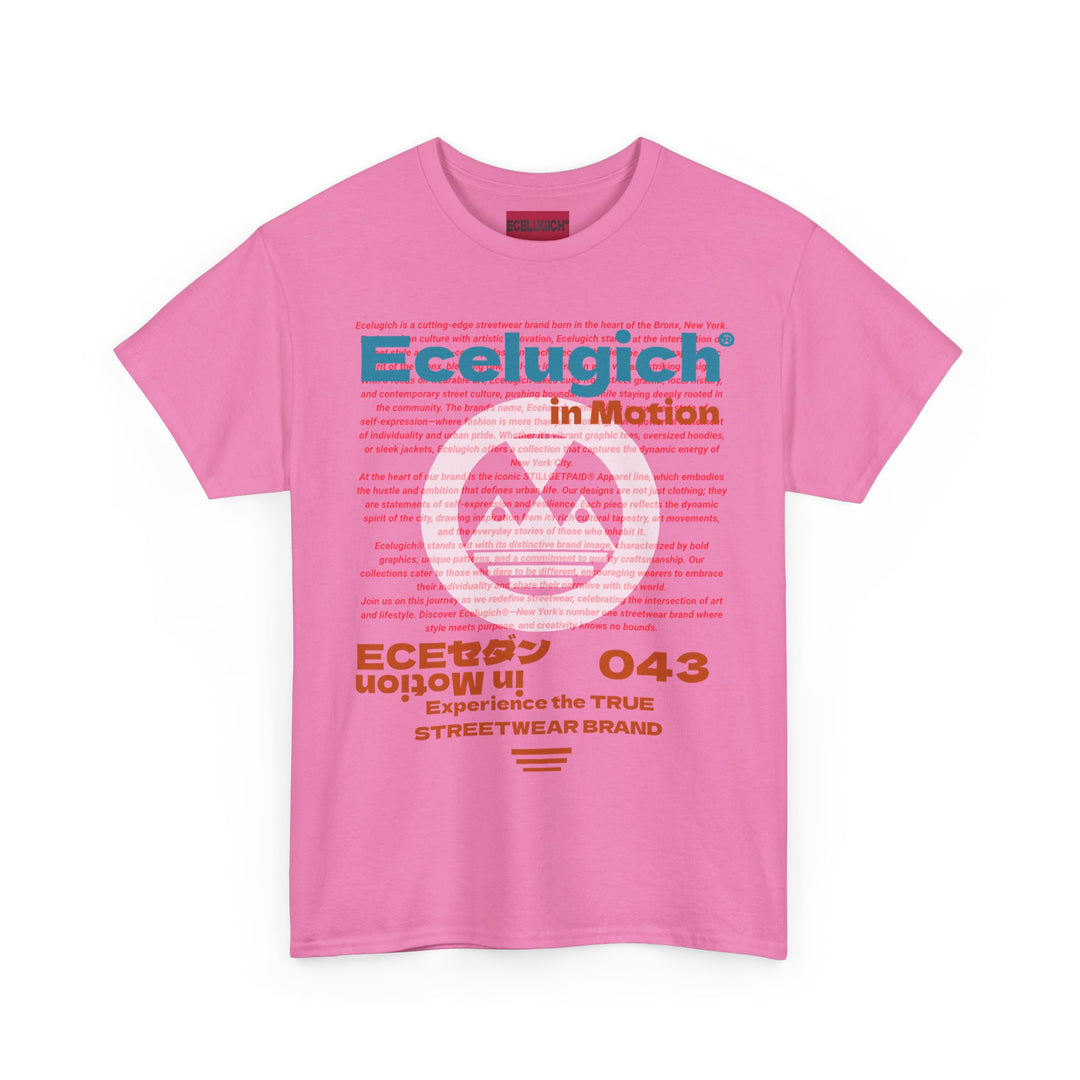 ECELUGICH® IN MOTION Unisex Heavy Cotton Tee