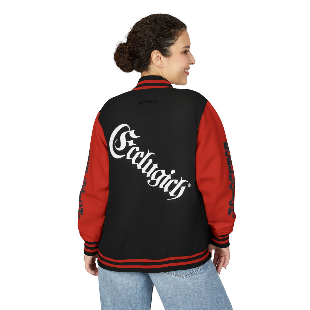 ECELUGICH® Walbaum Fraktur Unisex Heavyweight Letterman Jacket - Vintage Inspired Sportswear
