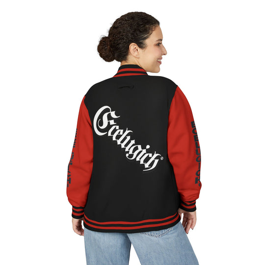 ECELUGICH® Walbaum Fraktur Unisex Heavyweight Letterman Jacket - Vintage Inspired Sportswear