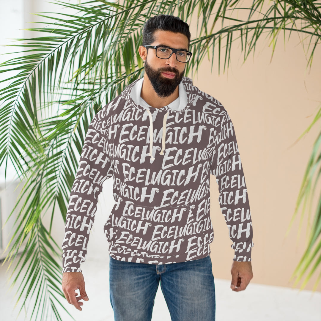 ECELUGICH® SNOW PRINT Unisex Pullover Hoodie
