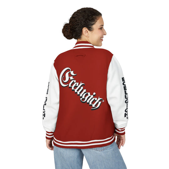 ECELUGICH® Walbaum Fraktur Unisex Heavyweight Letterman Jacket - Vintage Inspired Sportswear