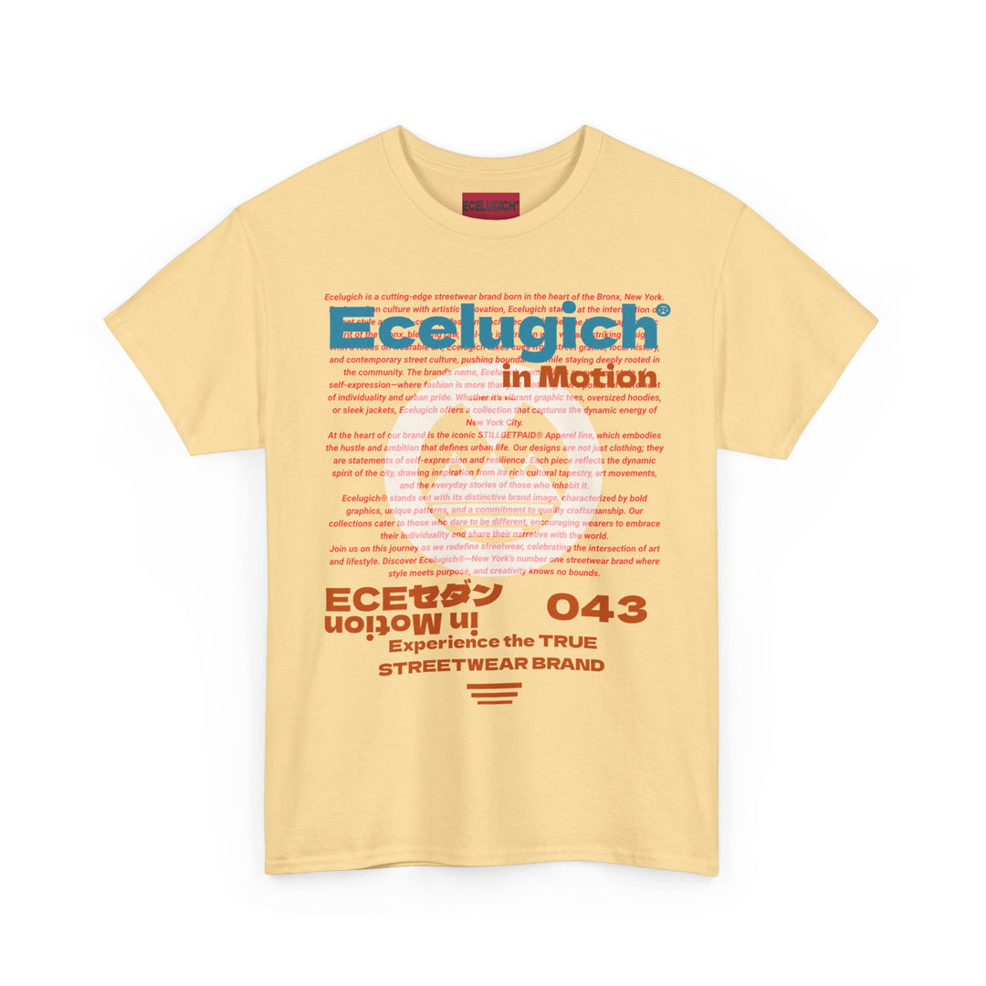 ECELUGICH® IN MOTION Unisex Heavy Cotton Tee
