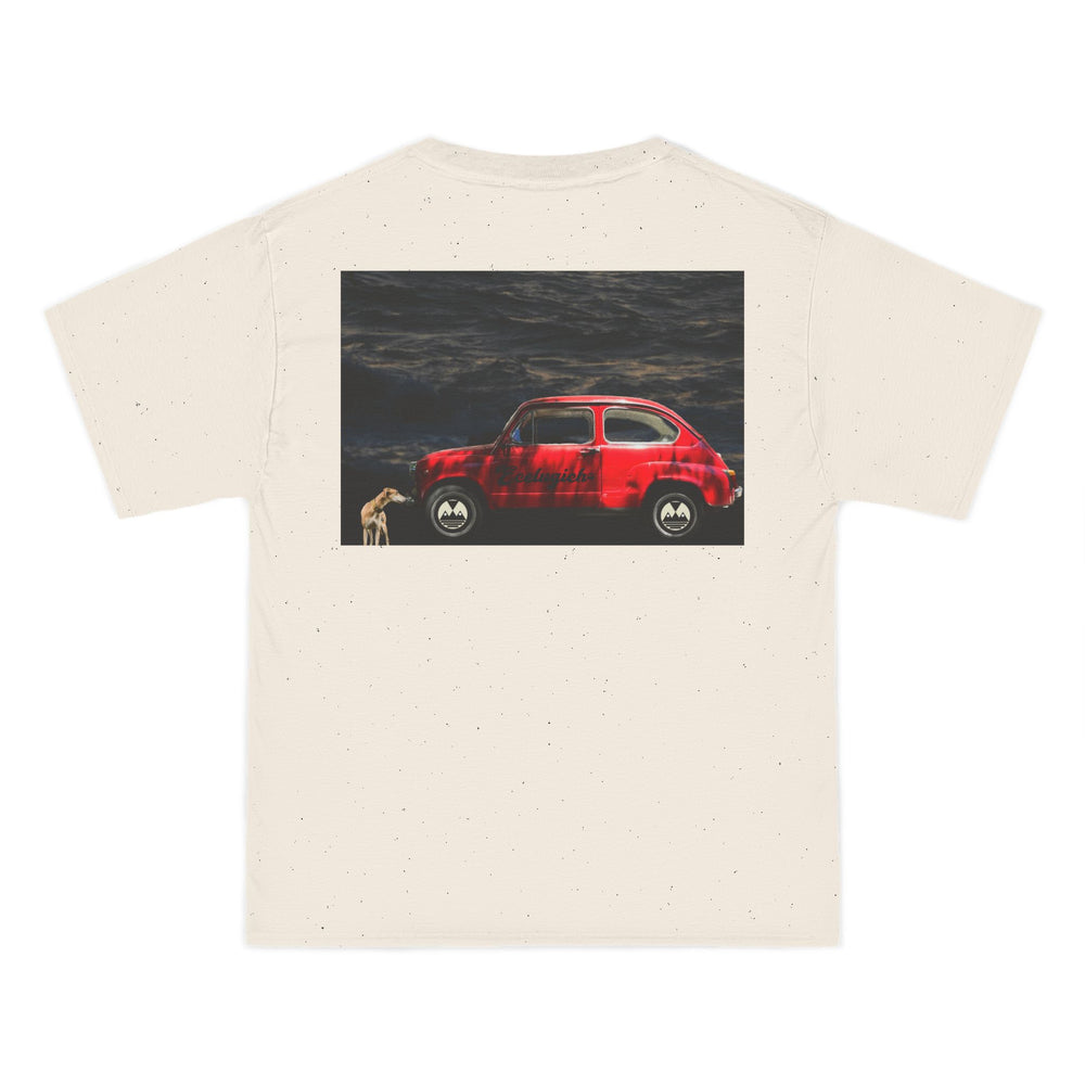 ECELUGICH® UNISEX OVERSIZE RED CAR TEE