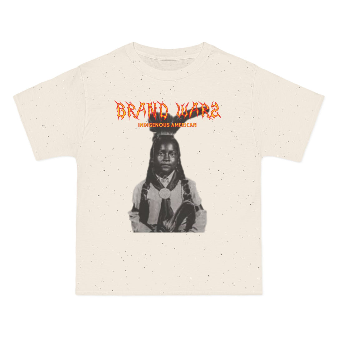 ECELUGICH® INDIGENOUS AMERICAN UNISEX OVERSIZE TEE SHIRT BRAND WARZ