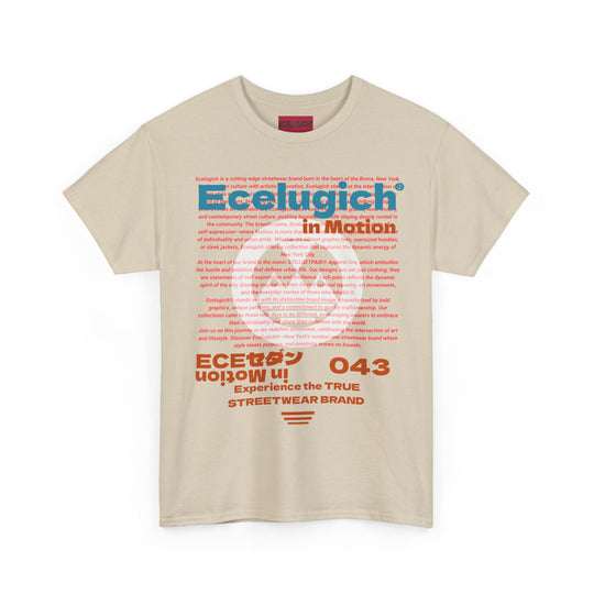ECELUGICH® IN MOTION Unisex Heavy Cotton Tee