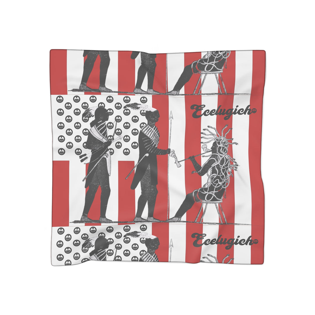ECELUGICH® Poly Scarf PEACE FLAG