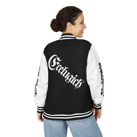 ECELUGICH® Walbaum Fraktur Unisex Heavyweight Letterman Jacket - Vintage Inspired Sportswear