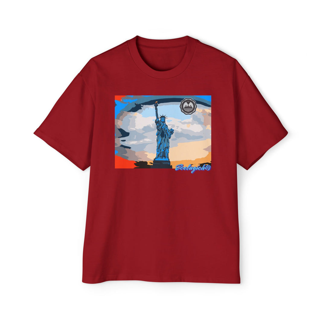 ECELUGICH® Men's Heavy Oversized Tee