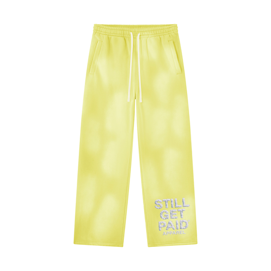 Cloud Stacked Sun-Fade Wide-Leg Sweatpants