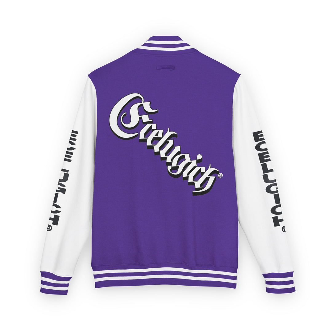 ECELUGICH® Walbaum Fraktur Unisex Heavyweight Letterman Jacket - Vintage Inspired Sportswear
