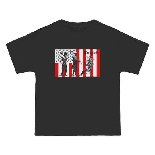 ECELUGICH® UNISEX OVERSIZE PEACE FLAG TEE SHIRT