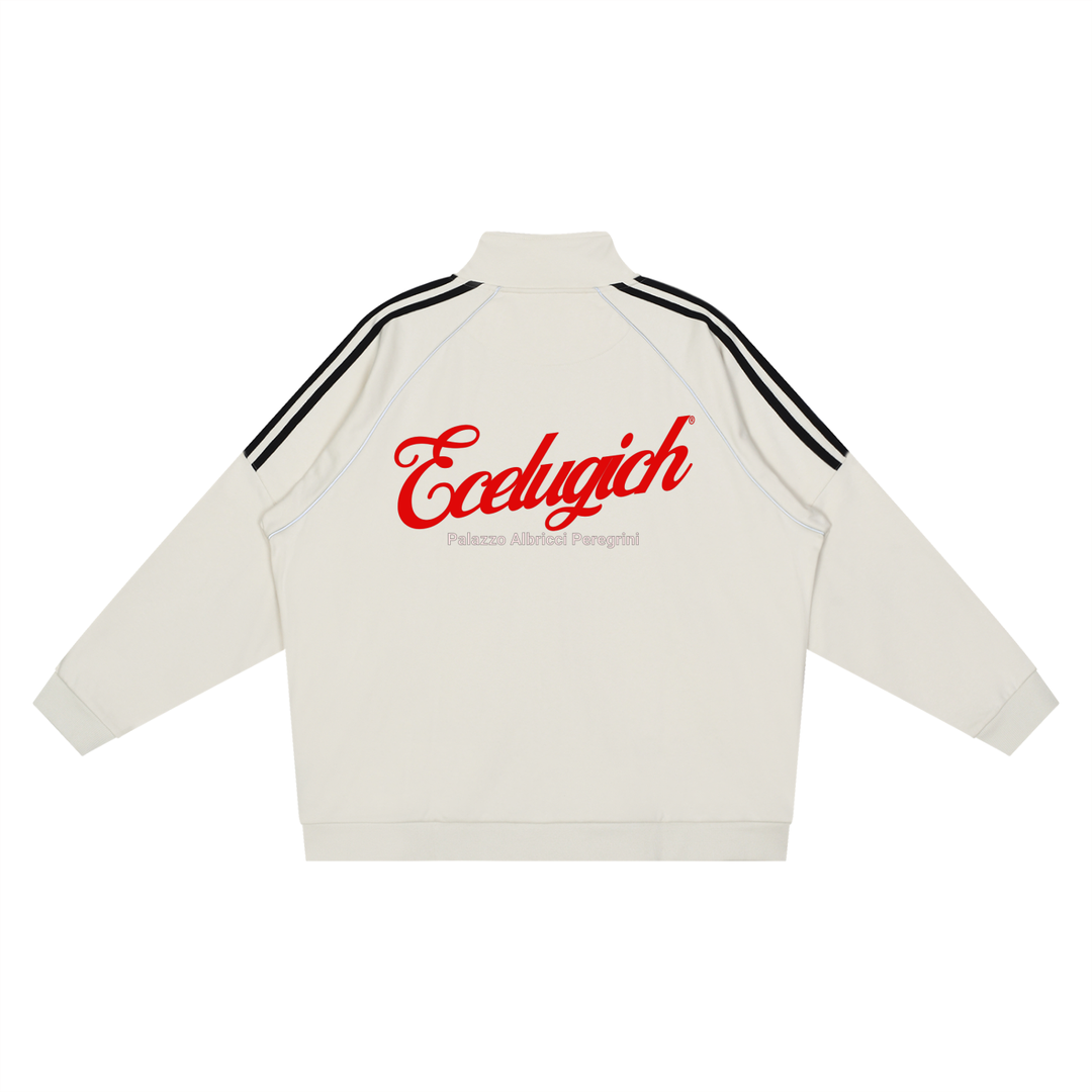 Reflection Striped Raglan Sleeve  Palazzo Albricci Perebrini Jacket