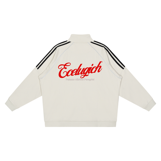 Reflection Striped Raglan Sleeve  Palazzo Albricci Perebrini Jacket