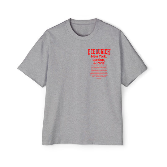 ECELUGICH® Men's Heavy Oversized Tee