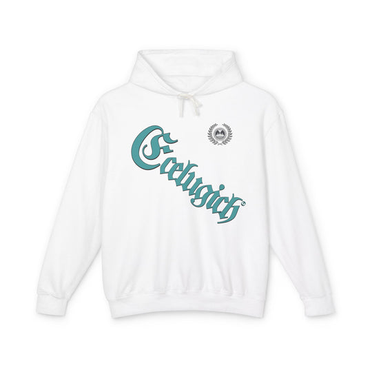 ECELUGICH® Walbaum Fraktur Cozy Unisex Lightweight Hooded Sweatshirt with Retro Typography
