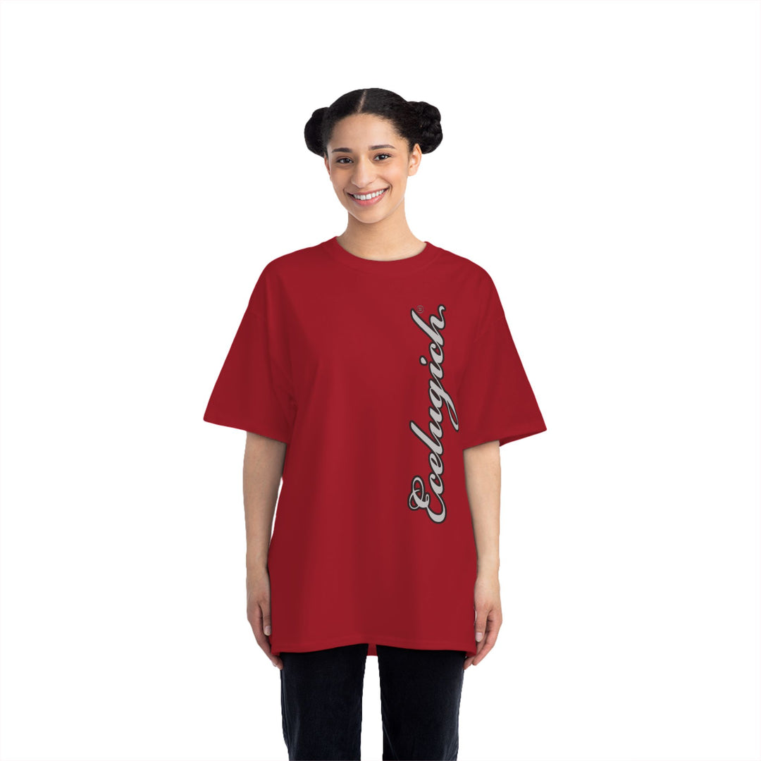 ECELUGICH® BICKHAM SCRIPT UNISEX OVERSIZE TEE SHIRT