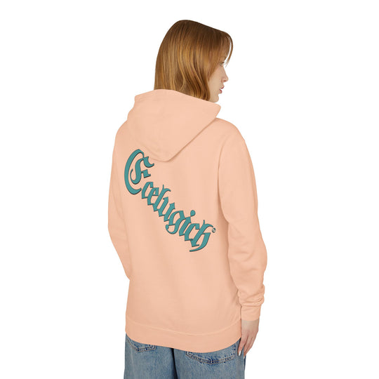 ECELUGICH® Walbaum Fraktur Cozy Unisex Lightweight Hooded Sweatshirt with Retro Typography