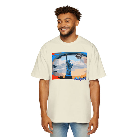 ECELUGICH® Men's Heavy Oversized Tee
