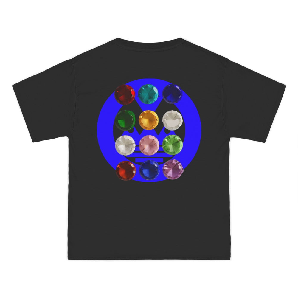 ECELUGICH® UNISEX OVERSIZE GEMSTONES OF AARON'S BREASTPLATE GLASS STONES