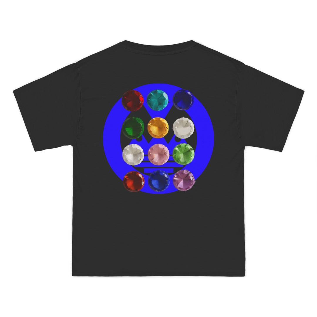 ECELUGICH® UNISEX OVERSIZE GEMSTONES OF AARON'S BREASTPLATE GLASS STONES